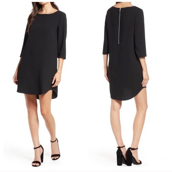 NWT BB Dakota Jazlyn Dress Black Medium - Picture 2 of 7